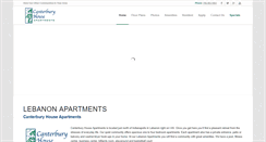 Desktop Screenshot of canterbury-apts-lebanon.com